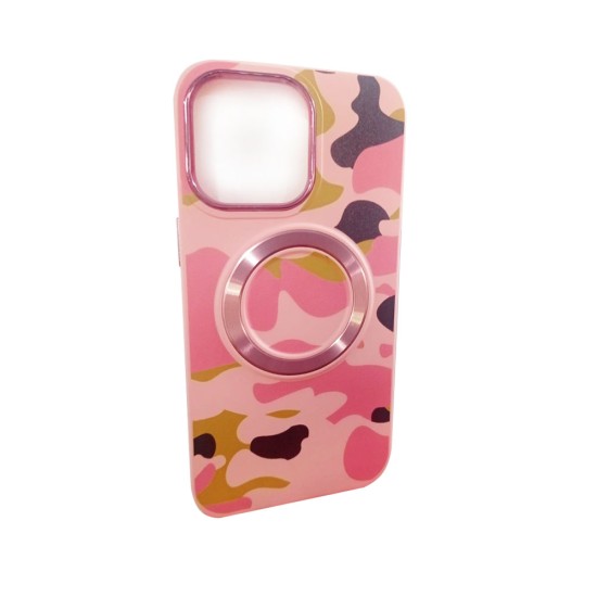 Capa Magnética Designer para iPhone 14 Pro Rosa